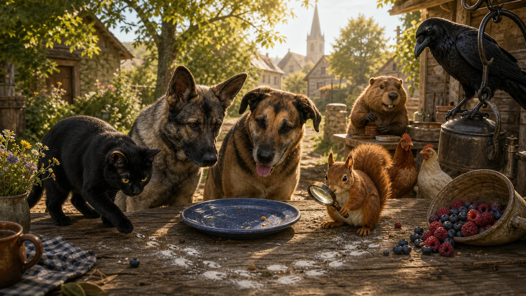 Die Schnabelpfoten – Folge 17: Die Sache mit dem verschwundenen Pfannkuchen – Titelbild
